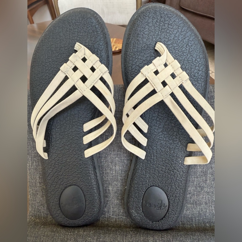 Sanuk Yoga Mat Salty Sandals Tan
